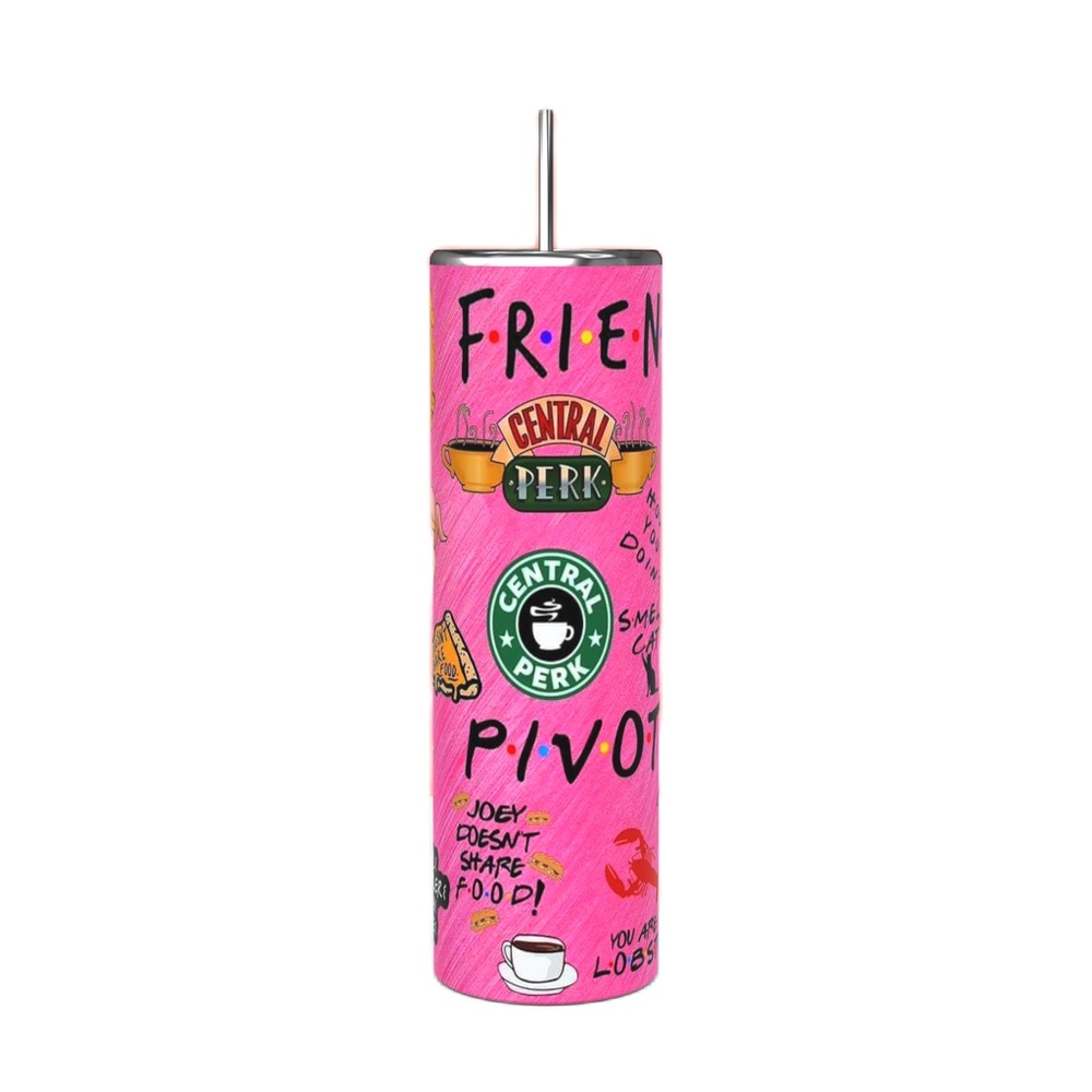 Friends ( The Show ) Pink Tumbler - 20oz - Picture 2 of 4